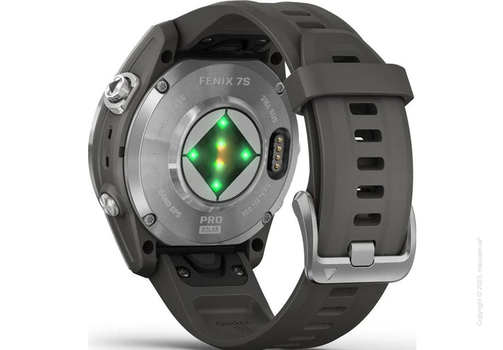 Garmin Fenix 7S Pro Solar Silver with Graphite Band
