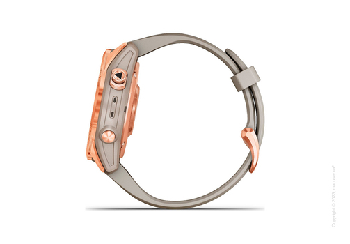 Garmin Fenix 7S Solar Rose Gold with Light Sand Band