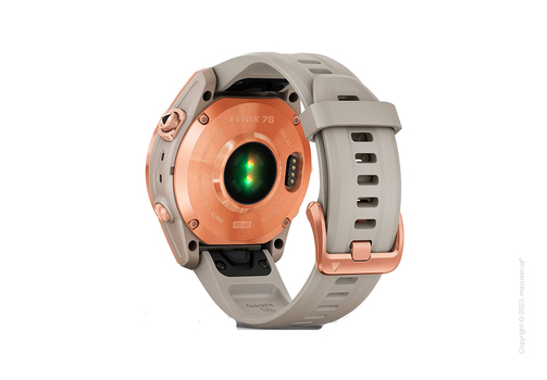 Garmin Fenix 7S Solar Rose Gold with Light Sand Band
